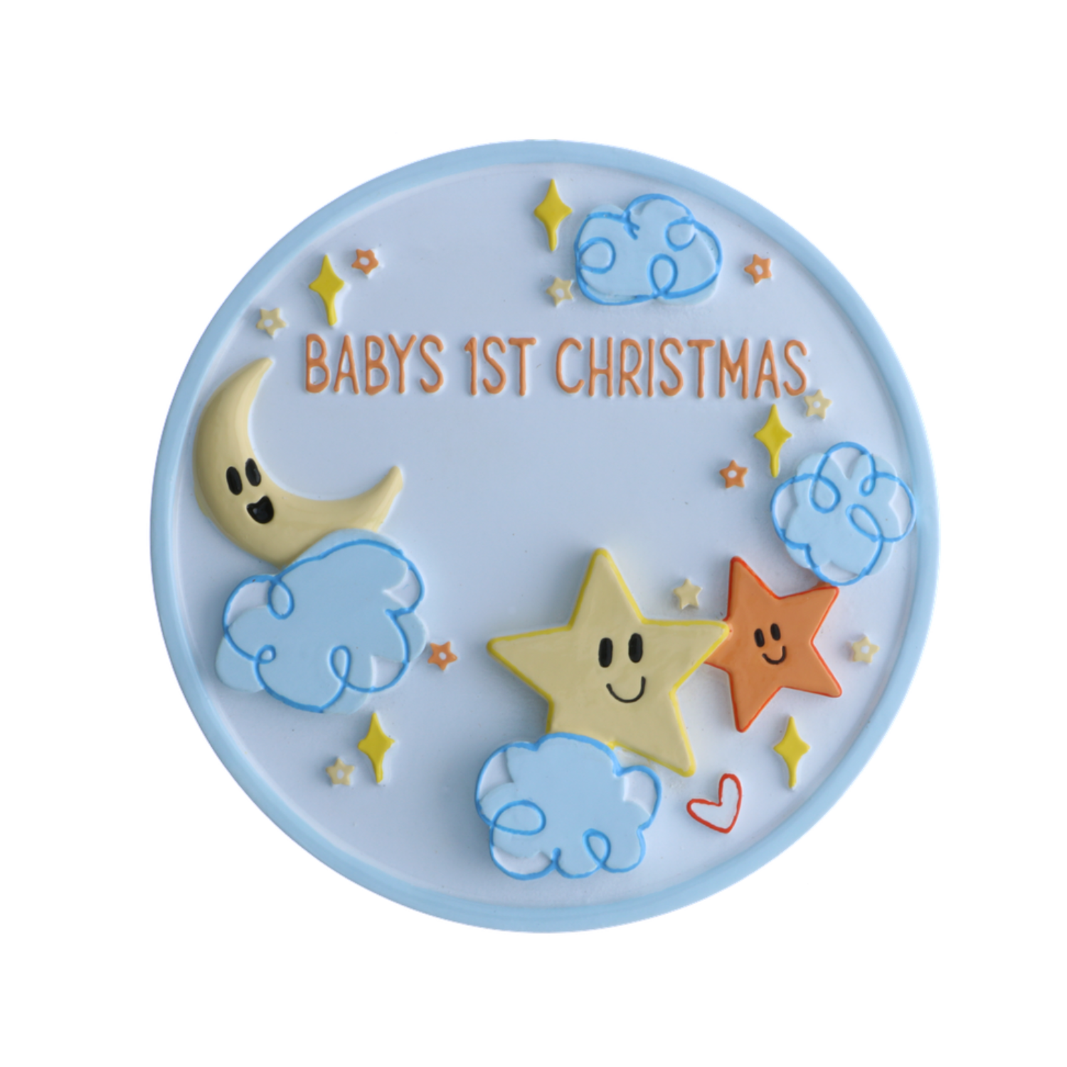Baby’s 1st Christmas Stars and Clouds