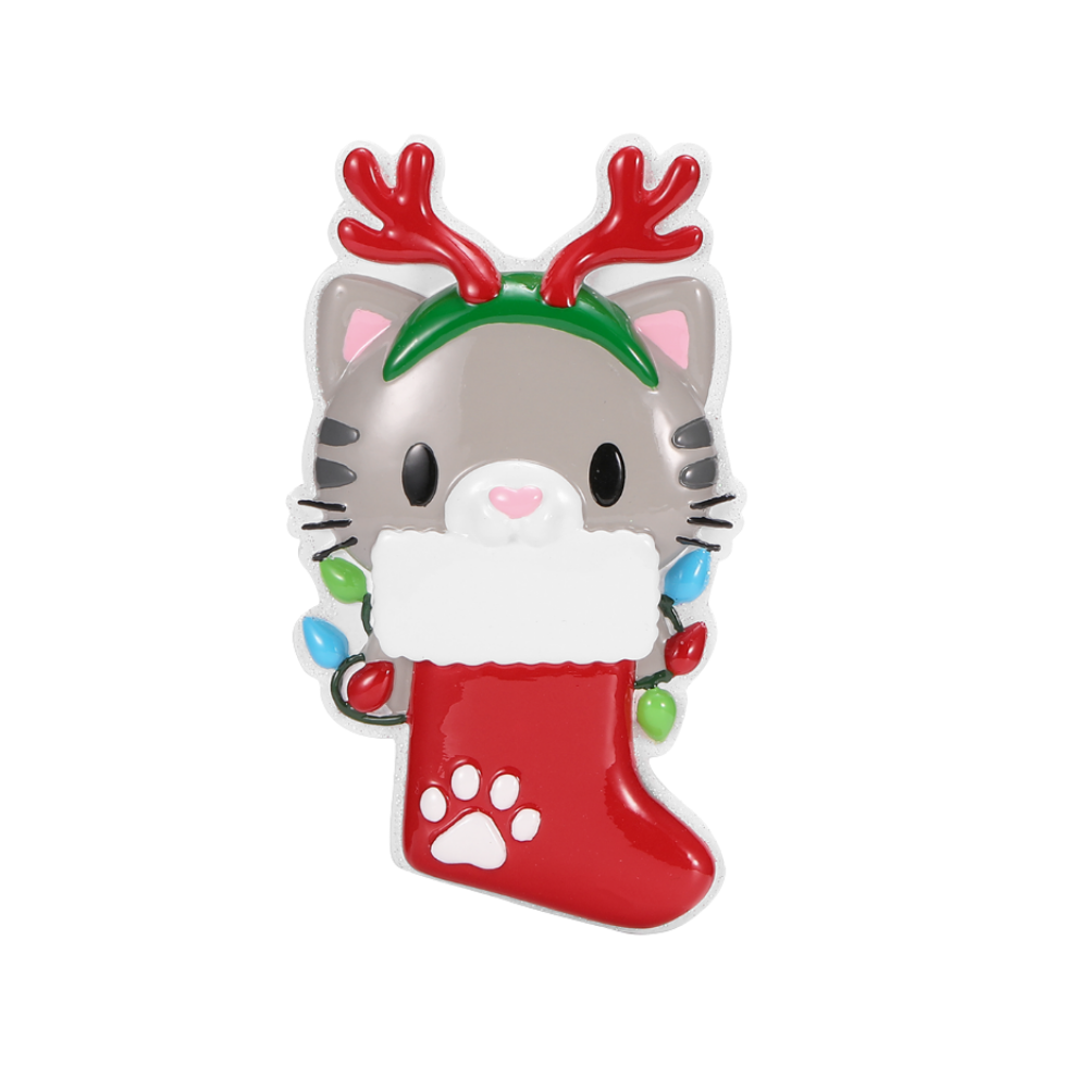 Cat with Reindeer Antlers