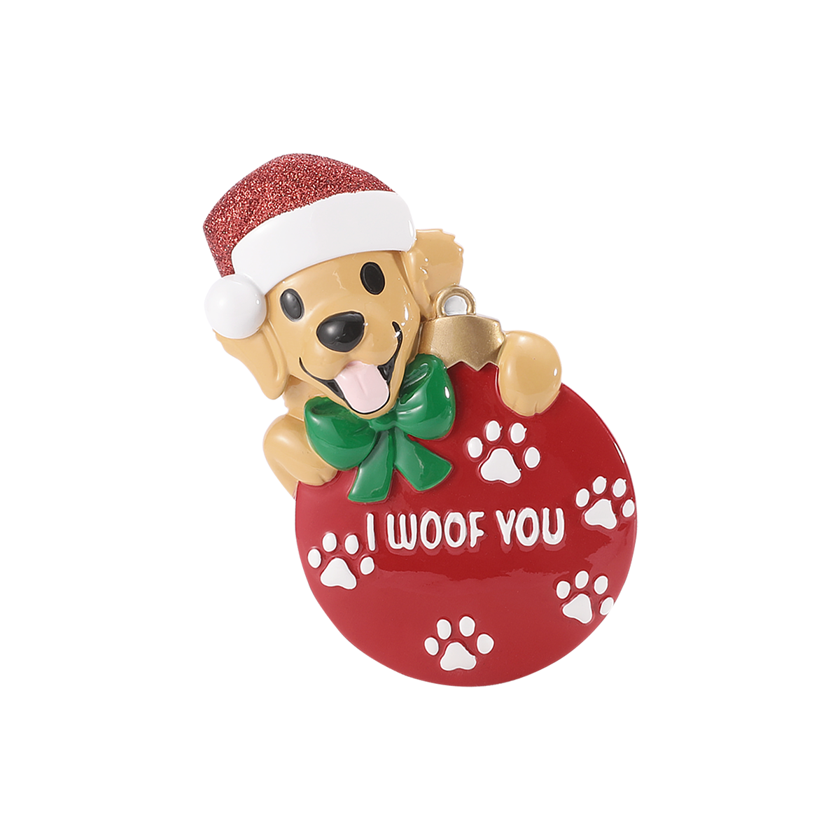 I Woof You Personalized Ornament