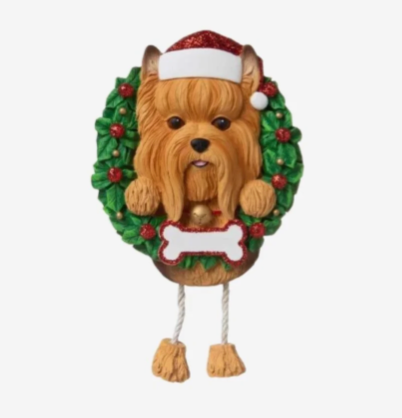 Yorkie (Pure Breed) Personalized Ornament