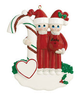 CANDY CANE BABY Personalized Ornament