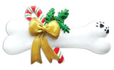 Dog Bone with Holly Ornament