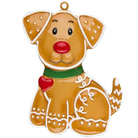 Gingerbread Dog Ornament