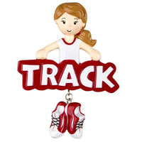 Track (Girl) Ornament