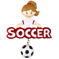 Soccer (Girl) Ornament