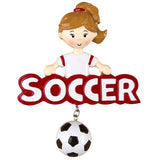 Soccer (Girl) Ornament