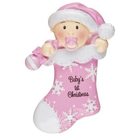 Baby First Stocking Ornament