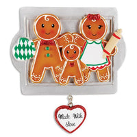 Made W/Love Ginger Family Ornament