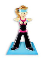 Workout Female Ornament