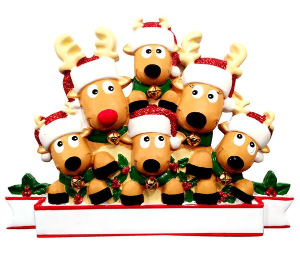 Reindeer Family Ornament