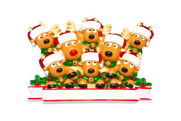 Reindeer Family Ornament