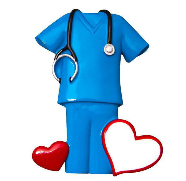 Generic Scrubs Ornament (Blue)