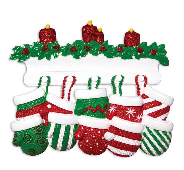 Red & Green Mitten Ornament