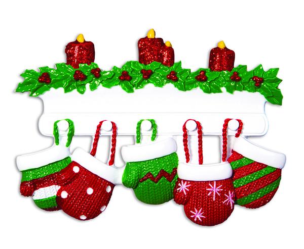 Red & Green Mitten Ornament