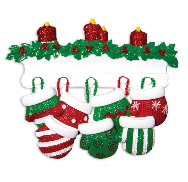 Red & Green Mitten Ornament