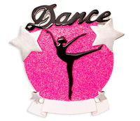 Dance Silhouette Personalized Christmas Ornament
