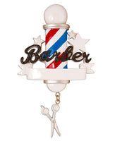 Barber Personalized Christmas Ornament