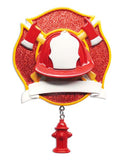 Fireman Personalized Christmas Ornament