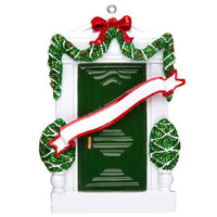 Green Door Ornament