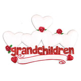 Grandchildren with Hearts Ornament