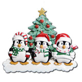 Winter Penguin Family Ornament