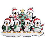 Winter Penguin Family Ornament