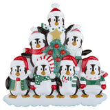 Winter Penguin Family Ornament