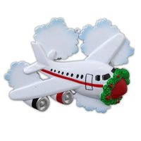 Jetliner with Clouds Ornament