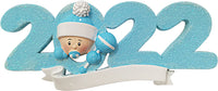 2022 Baby (Blue) Personalized Christmas Ornament