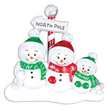 North Pole Family Ornaments