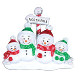 North Pole Family Ornaments