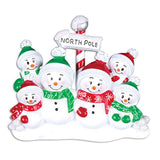 North Pole Family Ornaments