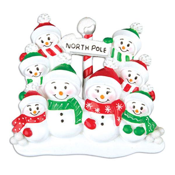 North Pole Family Ornaments