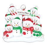 North Pole Family Ornaments