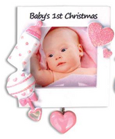 Christmas Baby Frame Girl