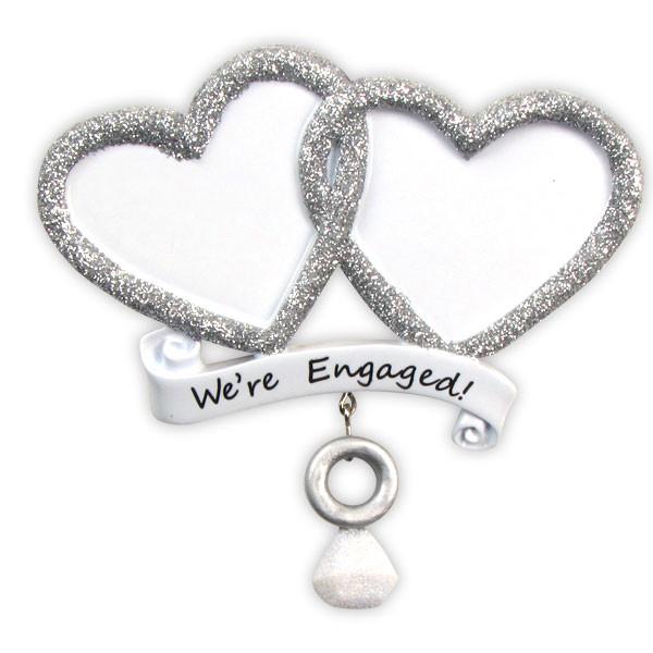 We're Engaged!  Ornament